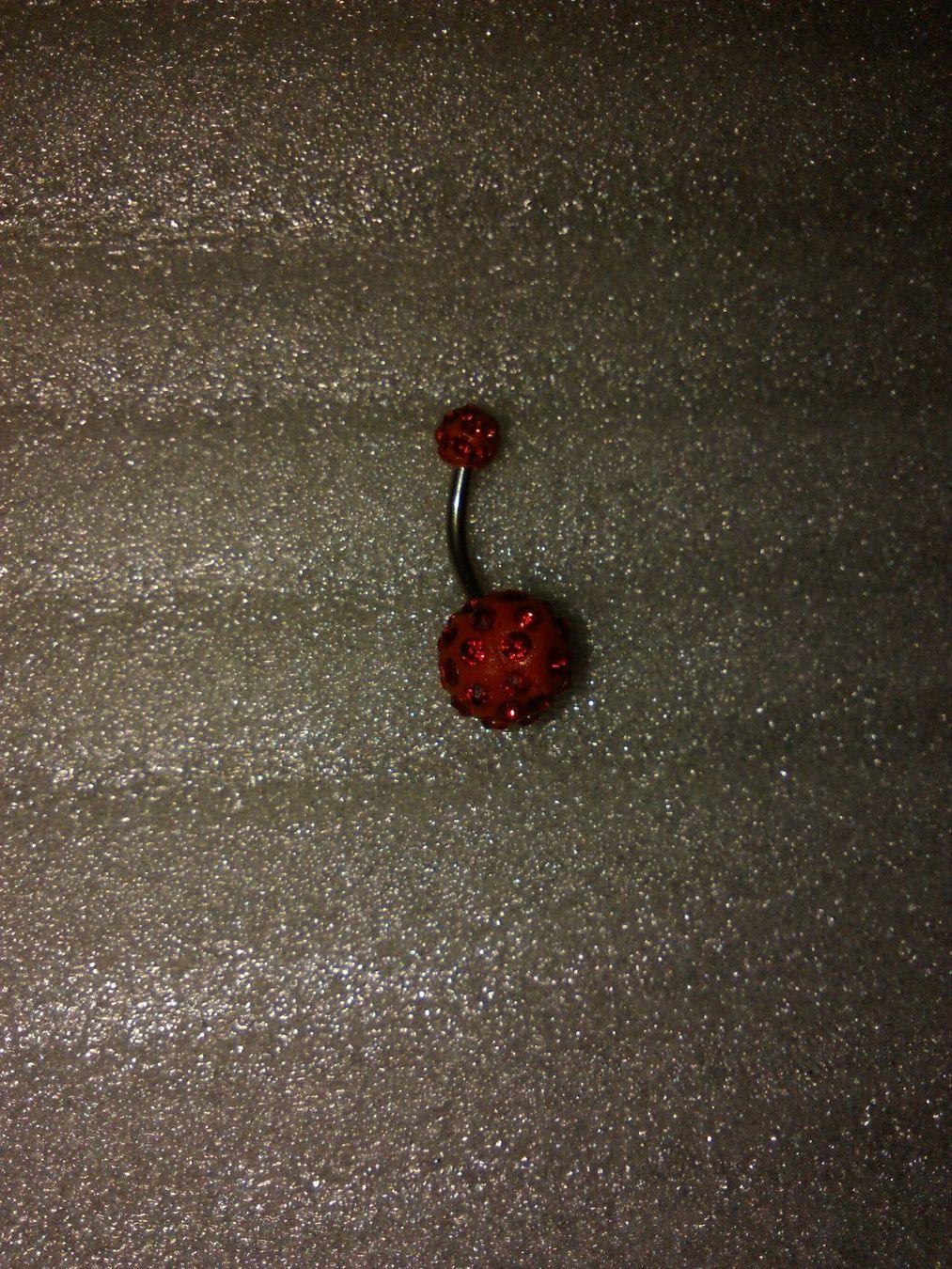 Gioielli per piercing: BAUCHNABEL PIERCING,,,MIT ROT KRISTALL,,GLANZIG – Nuovo (secondo la descrizione) da Basel venduto da bijoutrie_4 1