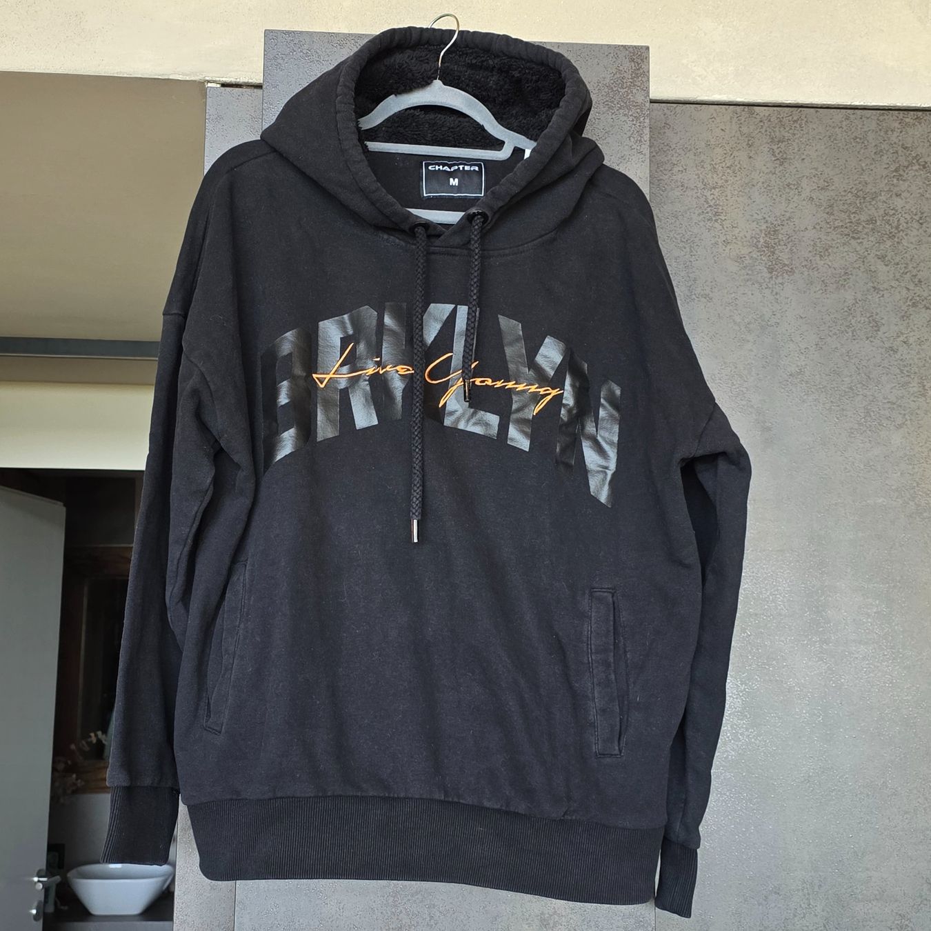 Pulls & Sweat-shirts: 🐸 CHAPTER HOODIE BRKLYN M SCHWARZ KAPUZENPULLOVER PULLOVER – D'occasion à Môtier (Vully) par Frogs