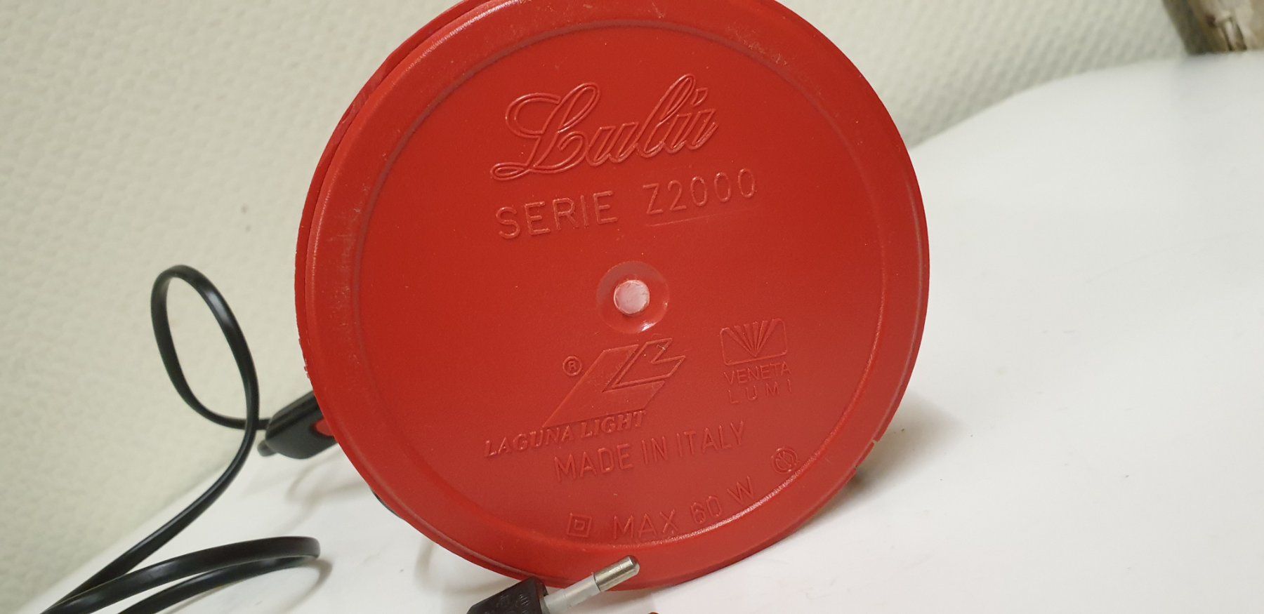 Lampade: Rote Tischlampe Lulu – Usato da Emmen venduto da Brockofsky 3