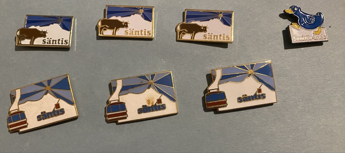 Spille & Fermagli: Säntis Pins Sammlung - Limitierte Edition - 7 Stück – Usato da Volketswil venduto da 3ve_n8pt