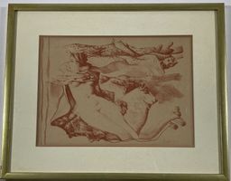 Rodolphe Theophile Bosshard Lithographie Handsigniert     Kü