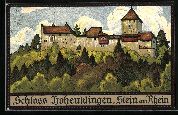 Ansichtskarten: Stein am Rhein, Schloss Hohenklingen – Gebraucht aus Berlin von bartko-reher