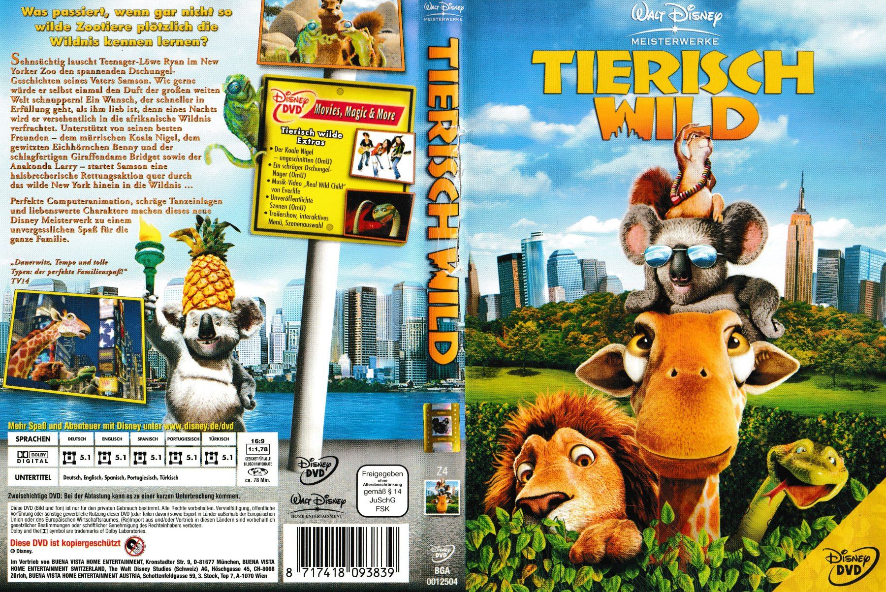 Tutti i DVDs: DVD - Tierisch Wild – Usato da Langnau am Albis venduto da MediaRescuerKeLoX