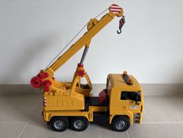 Bruder MAN Tele-Crane TC 4500 Spielzeugkran gelb gebraucht