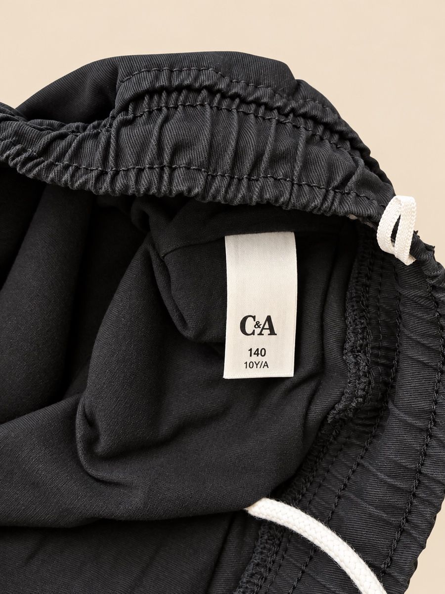 C&A Pantaloni: PANTALON DOUBLÉ NOIR ENFANT – Nuovo (secondo la descrizione) da Lausanne venduto da mar_6snp 3
