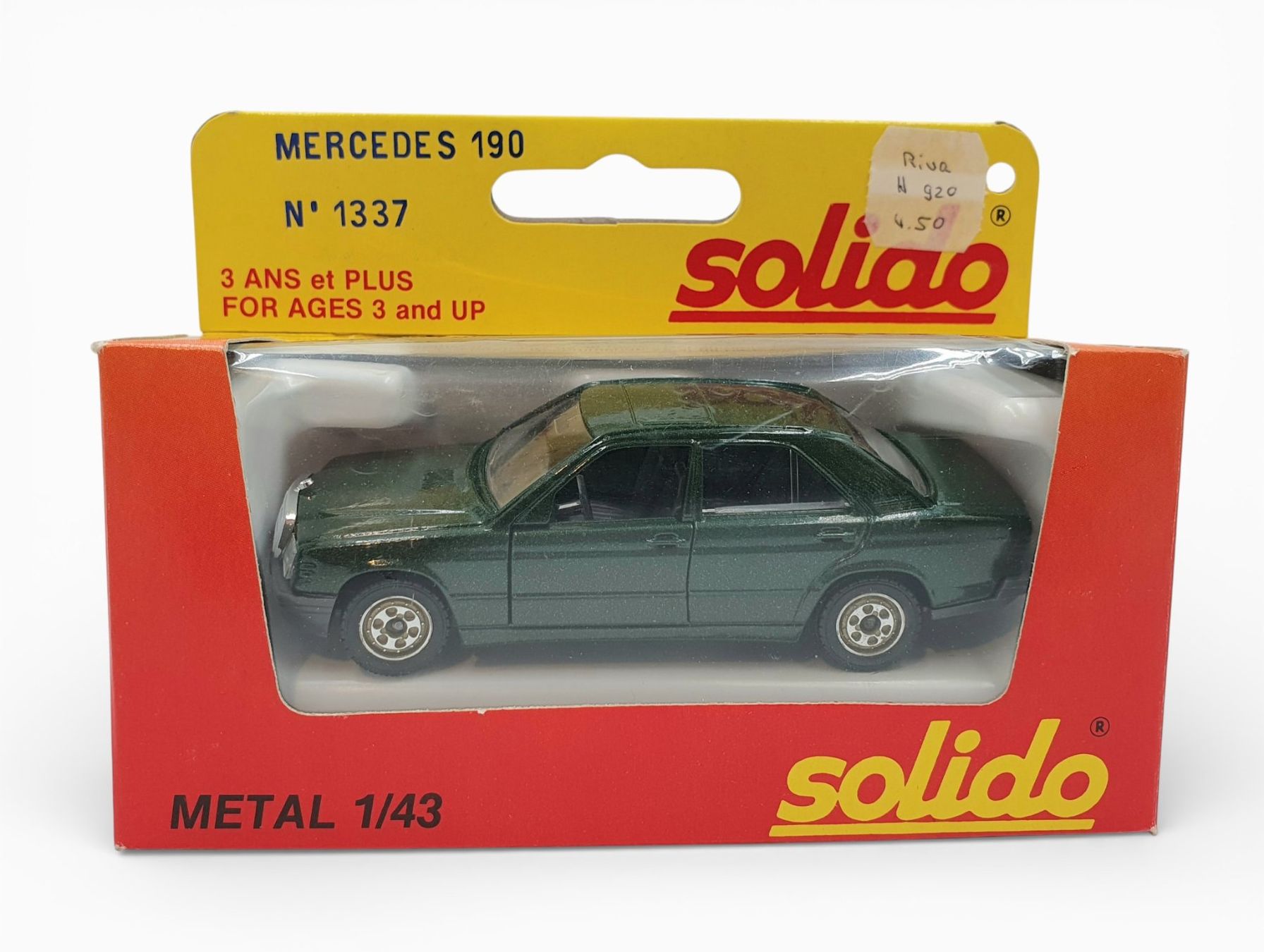 Solido Modellini d'auto: Solido Mercedes 190 E – Nuovo e nell'imballaggio originale da Flawil venduto da JaguarXJSHE 1
