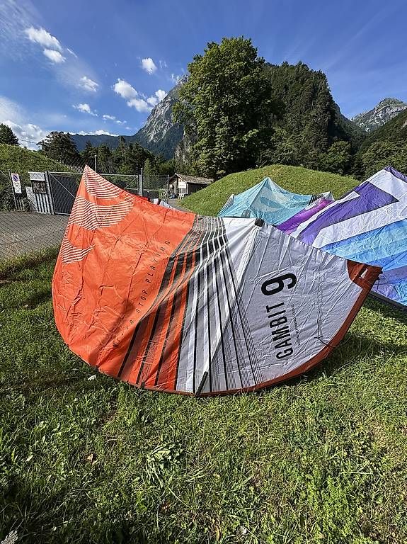 Aquilone: Kite PLKB Gambit 9m inkl. Bar jg 26 – Usato da Bauen venduto da Samuelson1990 1