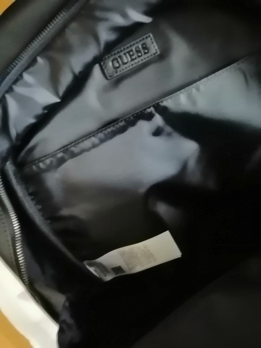 Guess Zaini: GUESS Mark Rucksack Backpack schwarz Black Unisex – Nuovo e nell'imballaggio originale da Uster venduto da zebralino 3