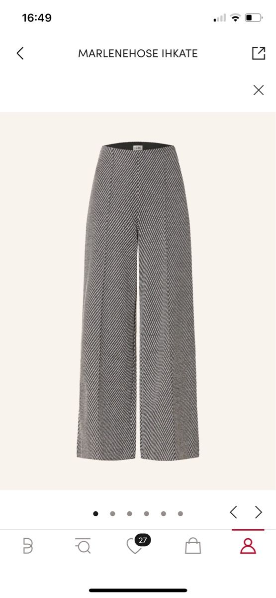 Pantaloni: Marlenehose Ichi grau melliert S – Nuovo (secondo la descrizione) da Herrliberg venduto da spunggi