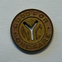  🇺🇸 1x NEW YORK Metro Y-Cut Token - SELTEN 