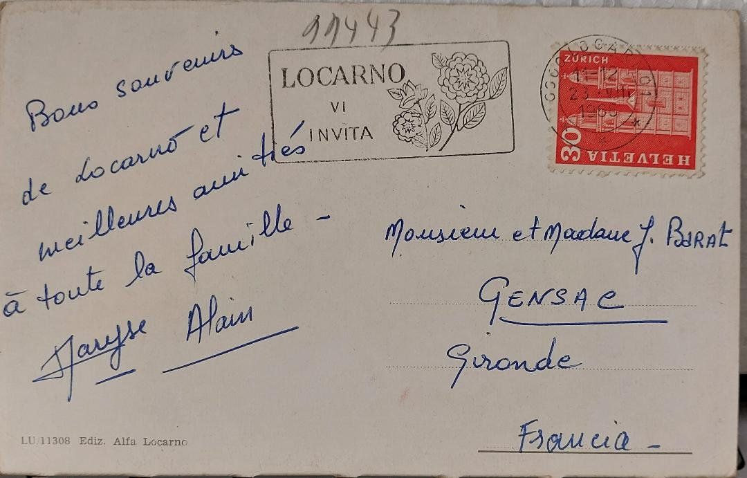 Cartoline postali: SAN GOTTARDO - 1966 – Usato da Delémont venduto da Domdom1 1