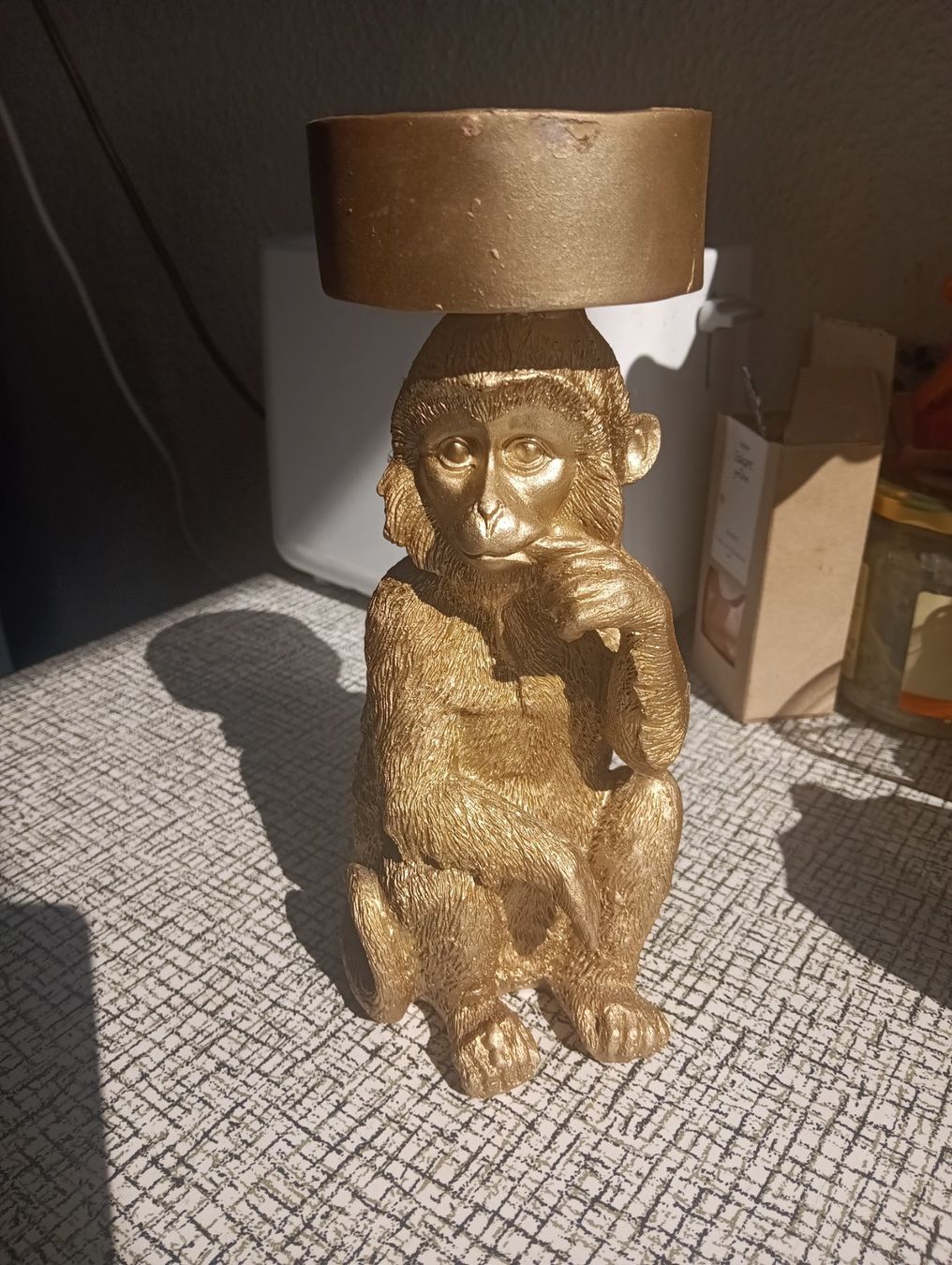 Tutte le decorazioni: Goldener Deko-Affe -Kerzenstaender  Dekoration – Nuovo (secondo la descrizione) da Basel venduto da STrudi_9qvp 3
