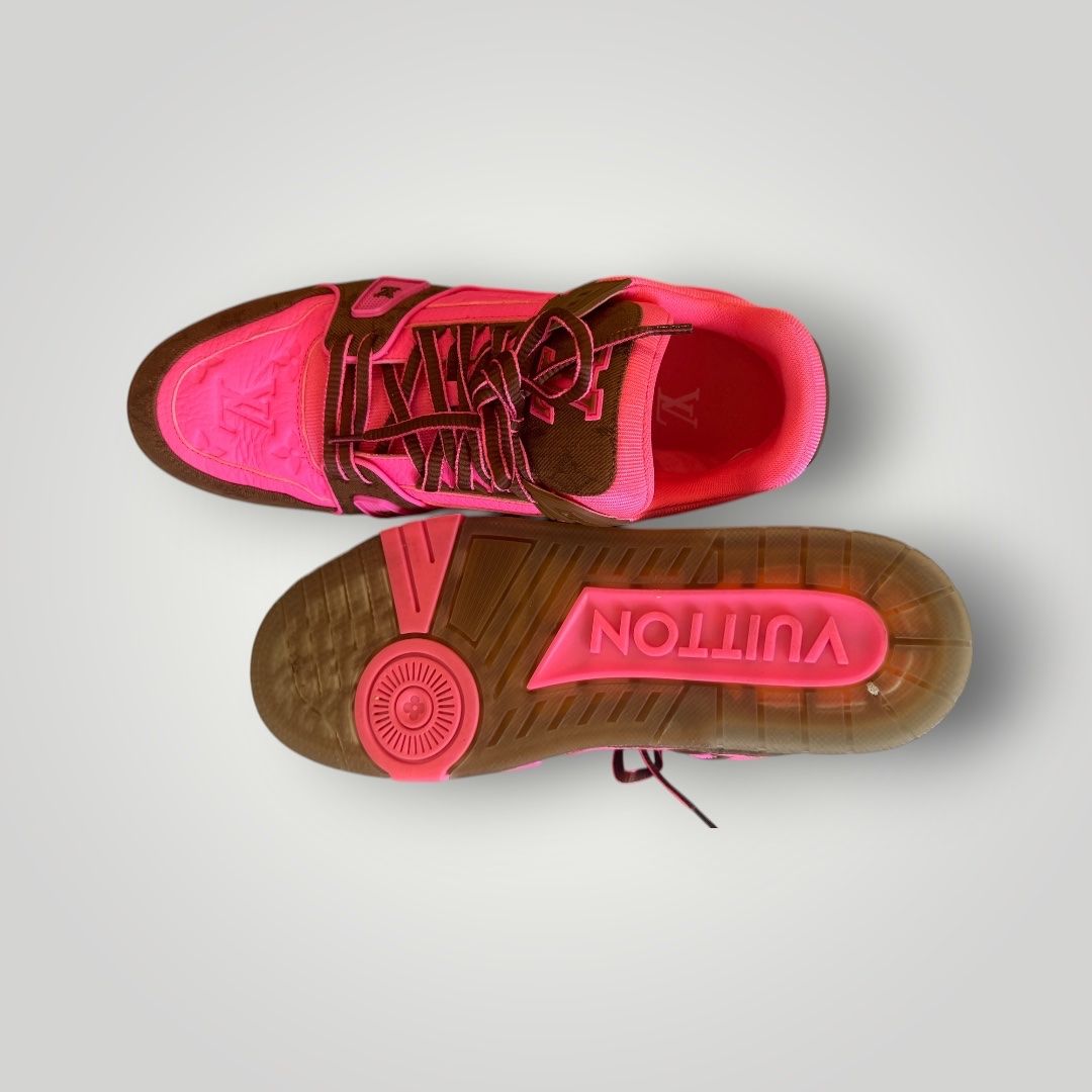Louis Vuitton Herrenschuhe: Louis Vuitton Sneaker – Rosa / Braun – Neu und originalverpackt aus Lachen SZ von HelvetiaLuxury 2