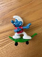 Original Schleich Schlumpf - Skateboard-Schlumpf Blatt