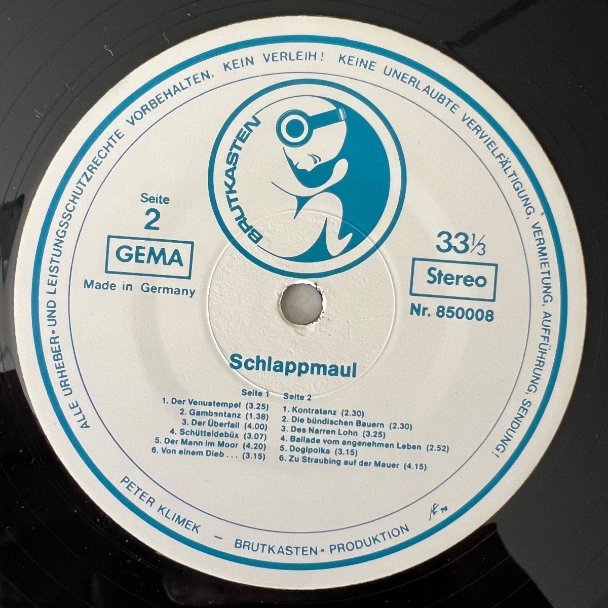 Vinyles: Schlappmaul - Same / 1. D-Press. 1978 - TOP – D'occasion à Gais par soundcave57 4