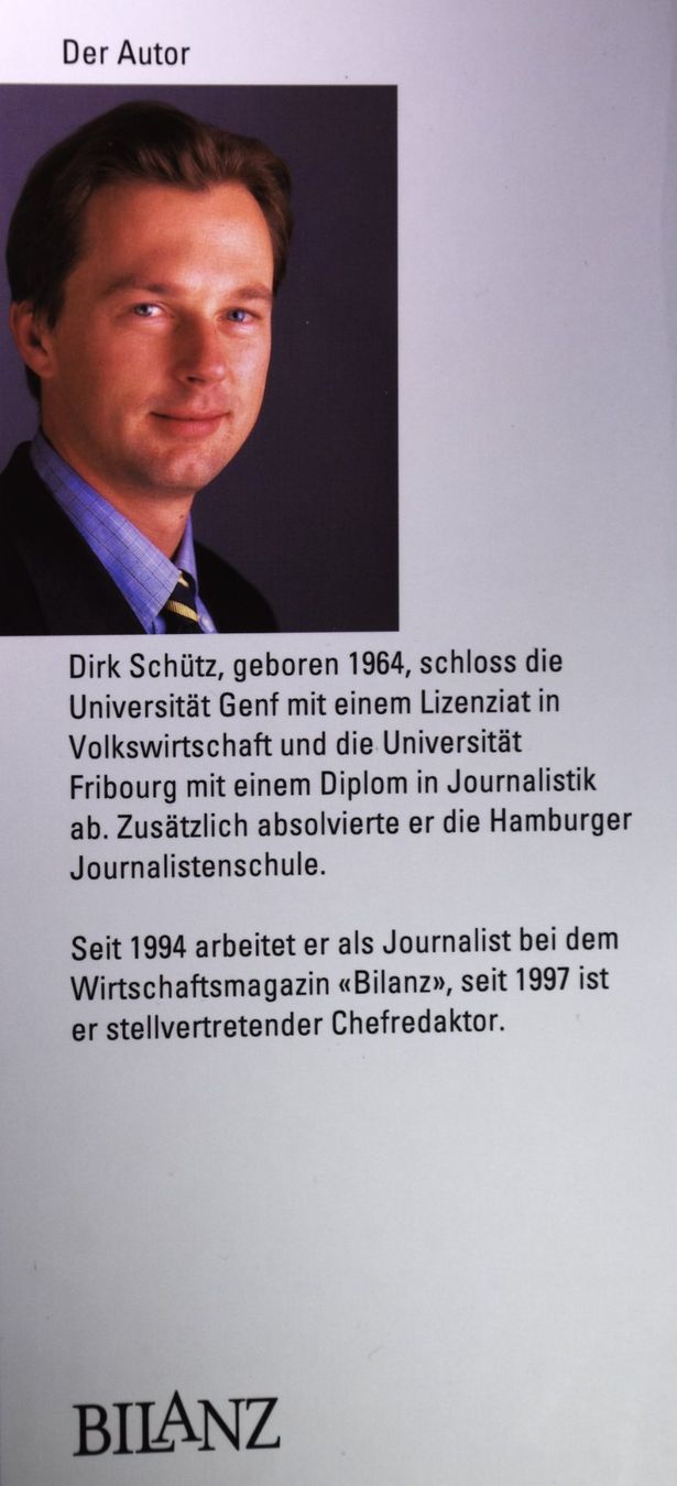 Libri: DIRK SCHÜTZ  /  DER FALL DER UBS – Usato da Luzern venduto da piro12 3