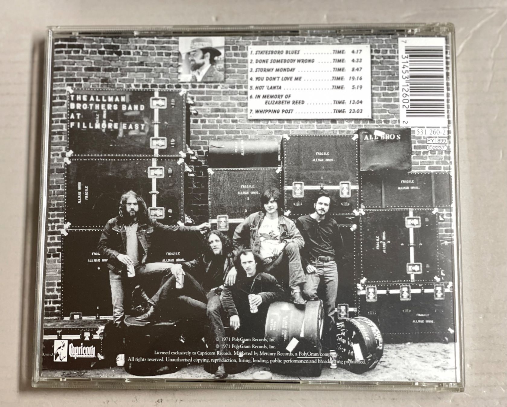 CD: Allman Brothers – Usato da Muri b. Bern venduto da AdidasCollector 1