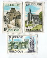 Briefmarken "Architektur". Belgien
