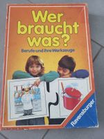 Spiel Wer braucht was? Berufe und Werkzeuge