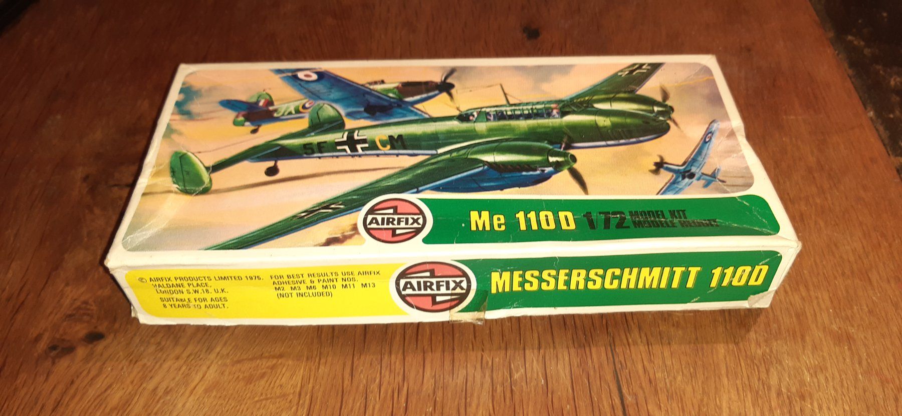 Airfix Kit di modellismo & Modellini statici: Messerschmitt 110 D 1:72 Airfix – Usato da Fehraltorf venduto da STEMAC01TK