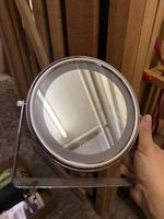 LED-Kosmetikspiegel rund mit Touch