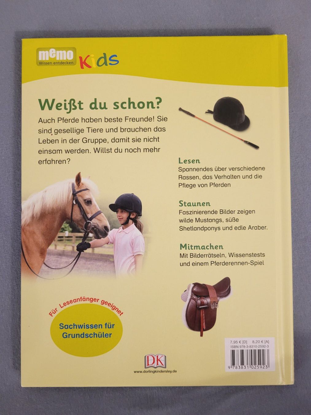 Libri: Pferde und Ponys - memo Wissen entdecken – Usato da Bauma venduto da Yotanke 1