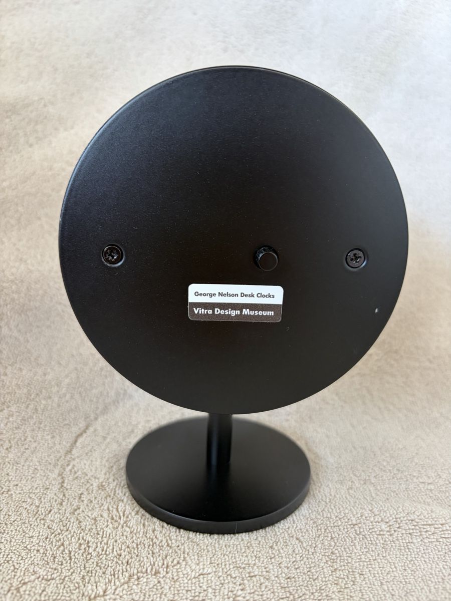 Vitra Orologi da terra & Orologi da parete: Vitra George Nelson Desk Clock, schwarz mit Originalverpacku – Usato da Niederrohrdorf venduto da mitchelicious 1