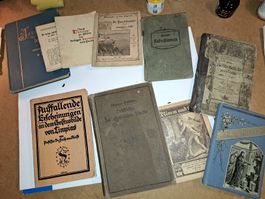 Religiöse Büchersammlung, diverse Ausgaben, antik /Vintage 