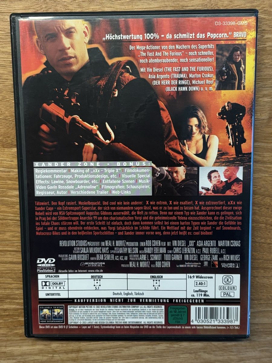 Tutti i DVDs: DVD XXX - Triple X – Usato da Belp venduto da brb66 1