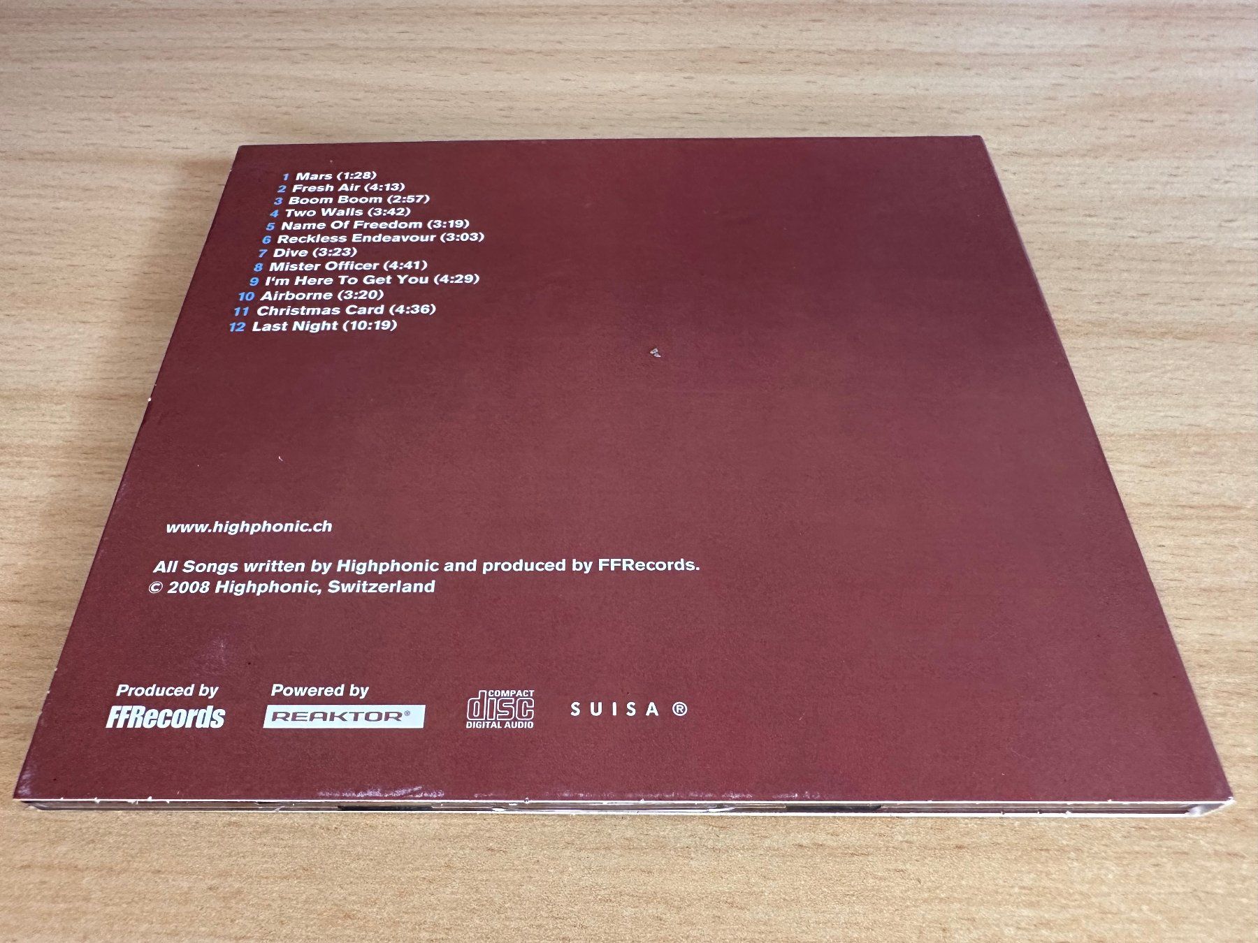 CD: Highphonic - Airborne – Usato da Rikon im Tösstal venduto da Alpenmutz 1