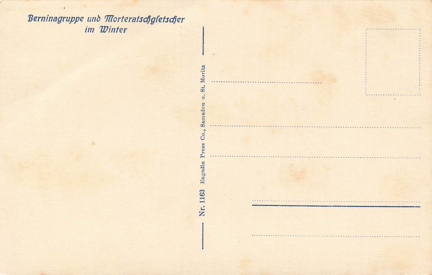 Cartes postales: Bernina – D'occasion à Biasca par Blenio71 1