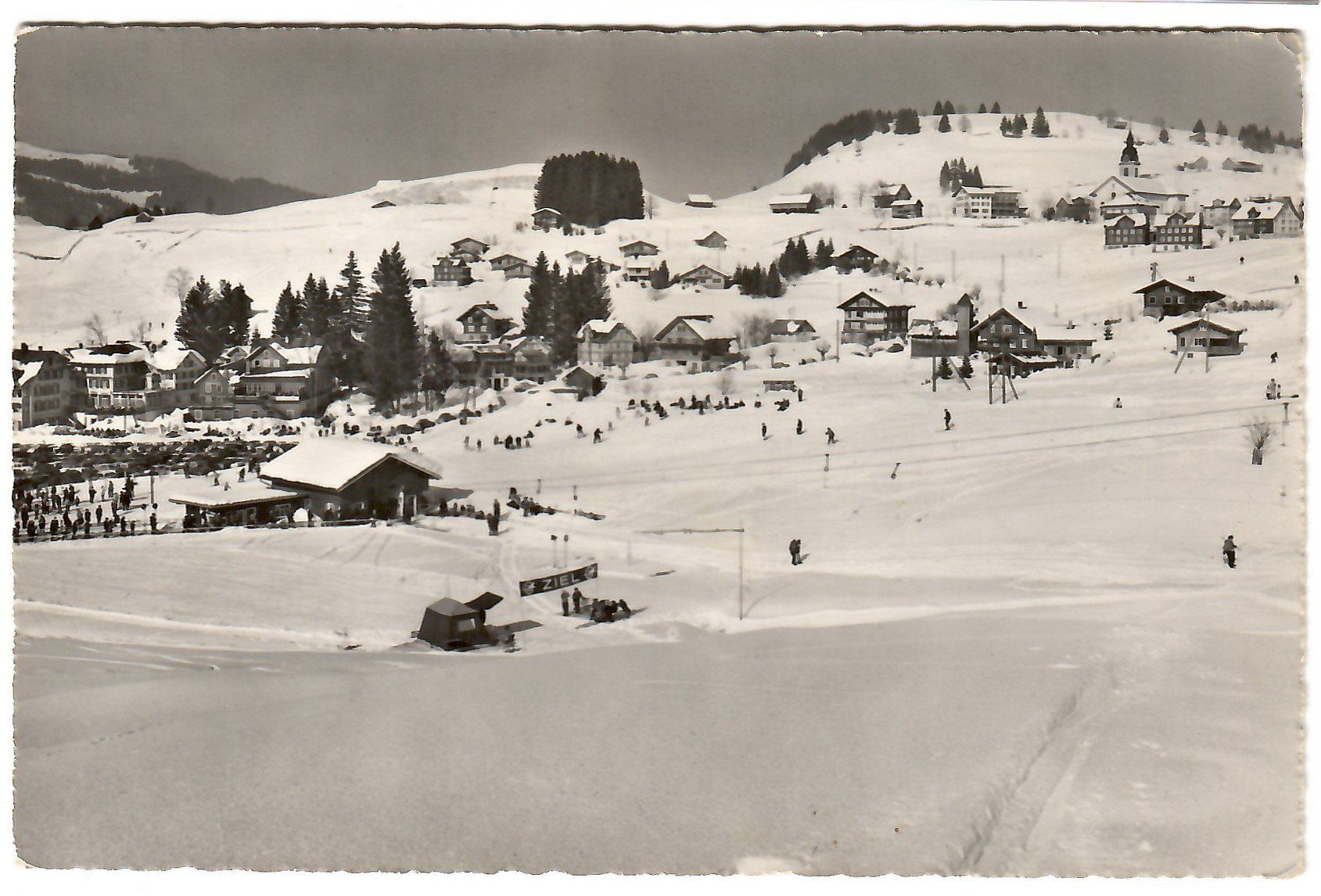Cartoline postali: Ansichtskarte Oberiberg Skigebiet – Usato da Kerns venduto da etma3