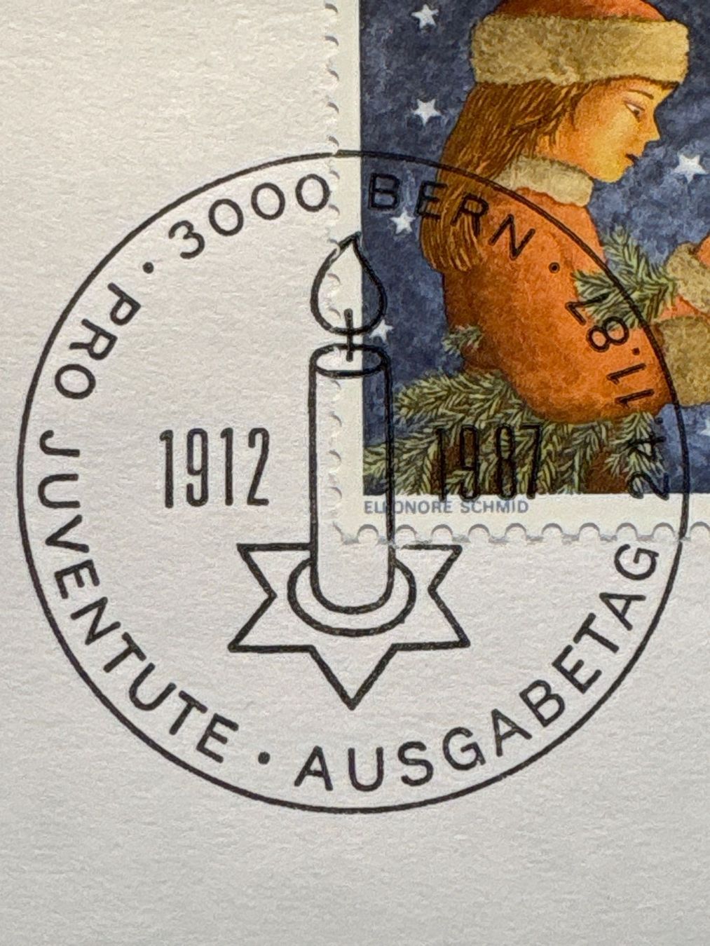 Alle Briefmarken: Pro Juventute Ersttagsbrief 1987, 75 Jahre – Gebraucht aus Ibach von lisch3 3