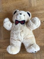 Grosser Teddybär mit Fliege - Kuscheltier, neu