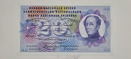 Note 20 FR 1972 ungefaltet
