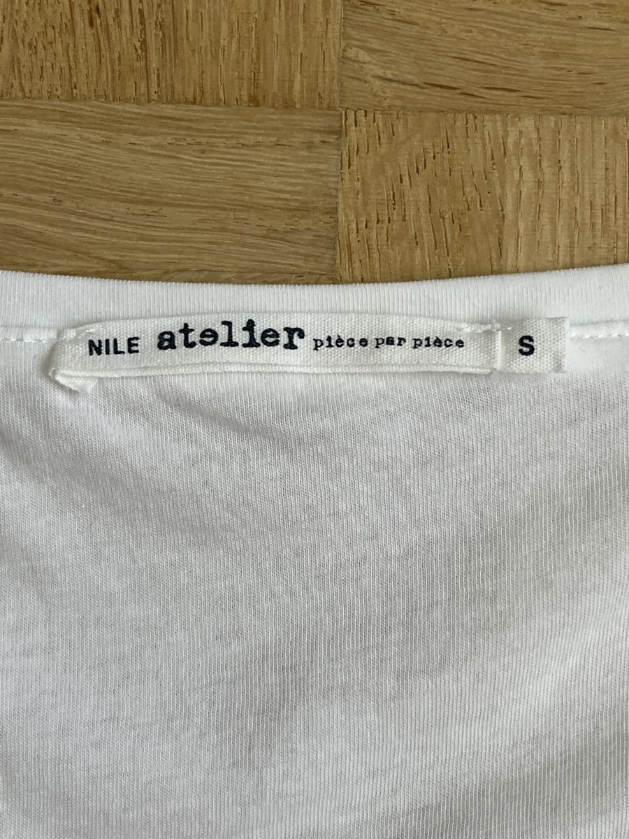 Nile Top: Nile atelier Sommertop, Gr. S, weiss – Usato da Zürich venduto da Kleanthy 2
