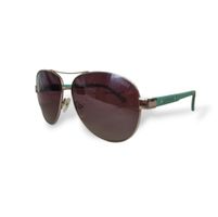 Lunettes de soleil Guess – Aviator or & turquoise