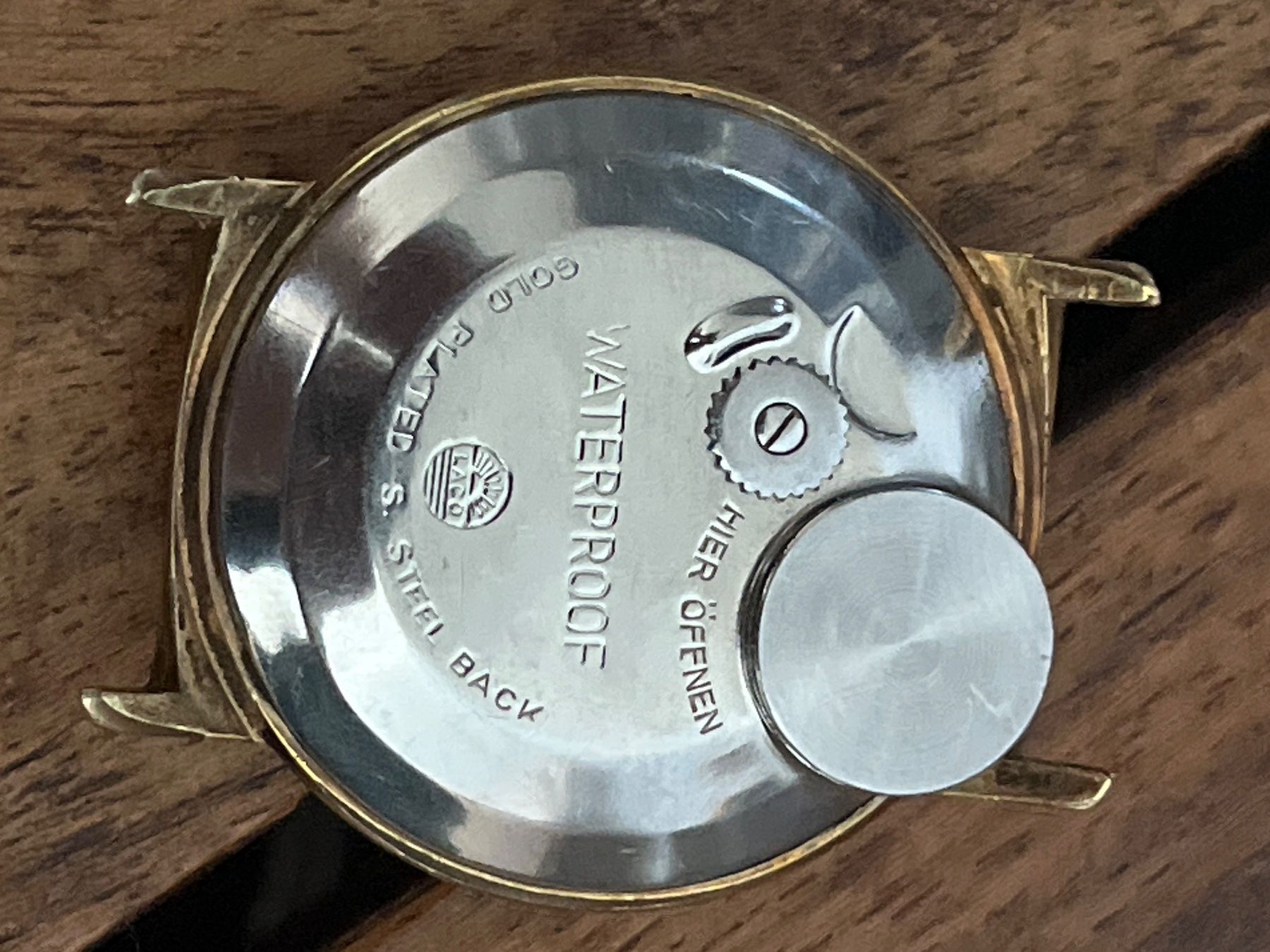 Orologi: Montre LACO électrique - plaquée or – Difettoso da BREMBLENS venduto da Lafoudre 1