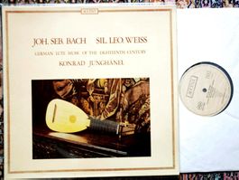Bach Lute Music - Konrad Junghänel RAR Accent LP GEWASCHEN