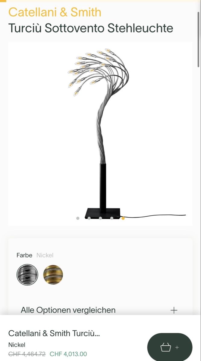 Catellani & Smith Lampade: Catellani & Smith Originale Sottovento Designerlampe – Usato da Bolligen venduto da Solina12