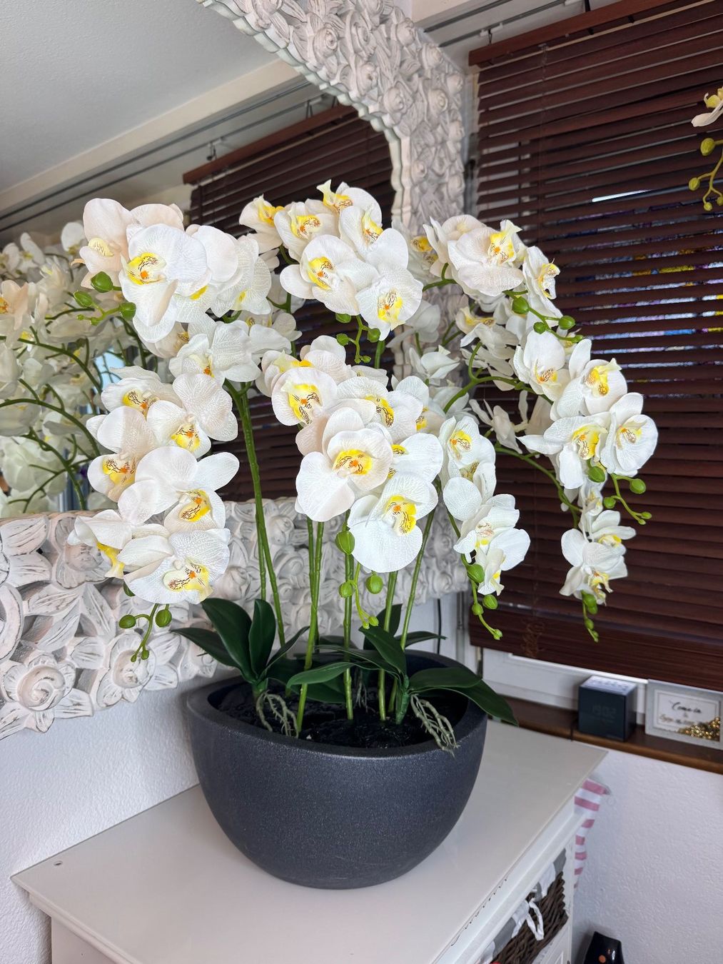 Tutte le decorazioni: Künstliche Orchideen mit Vase New – Nuovo (secondo la descrizione) da Zürich venduto da Privat4444 3
