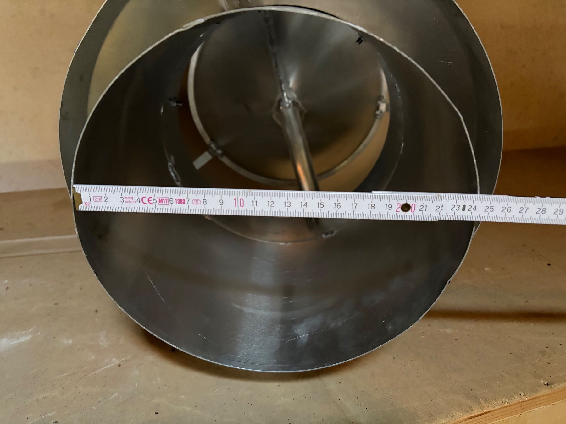 Camini: Alu Lüftungshut, 250mm Durchmesser – Nuovo (secondo la descrizione) da Winterthur venduto da efant12 3