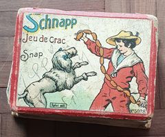 Antikes Kartenspiel Schnipp-Schnapp "Jeu de Crac" Nostalgie