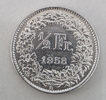 1/2 Rappen 1958, sehr guten zustand