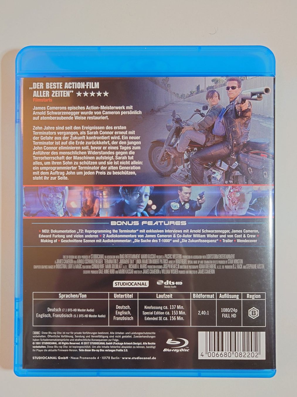 Alle DVDs: Terminator 2 Tag der Abrechnung Blu-Ray – Gebraucht aus Kaiseraugst von  1