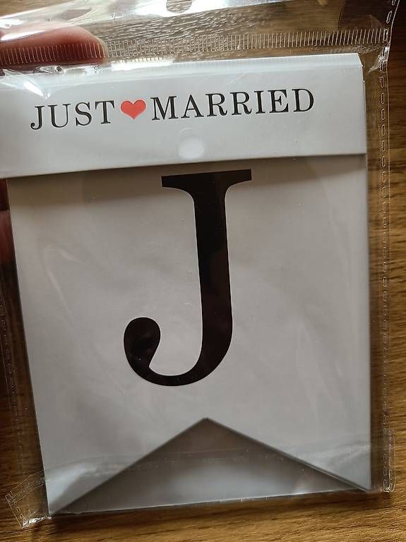 Toutes les décorations: Girlande Just Married – D'occasion à Kandersteg par Anna0151