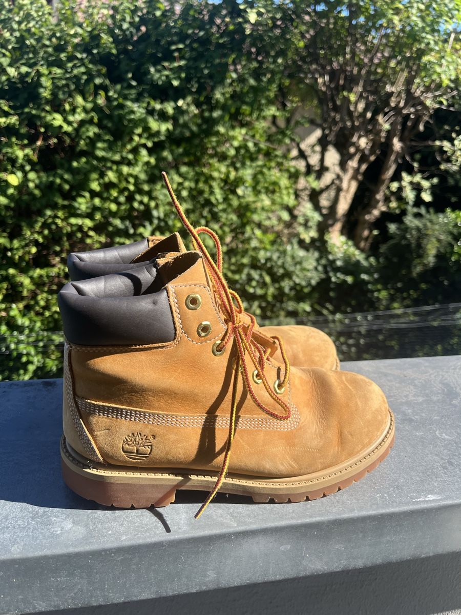 Timberland Scarpe per ragazzi: Timberland Stiefel hellbraun Grösse EU 35 – Usato da Horgen venduto da Raphael.heini