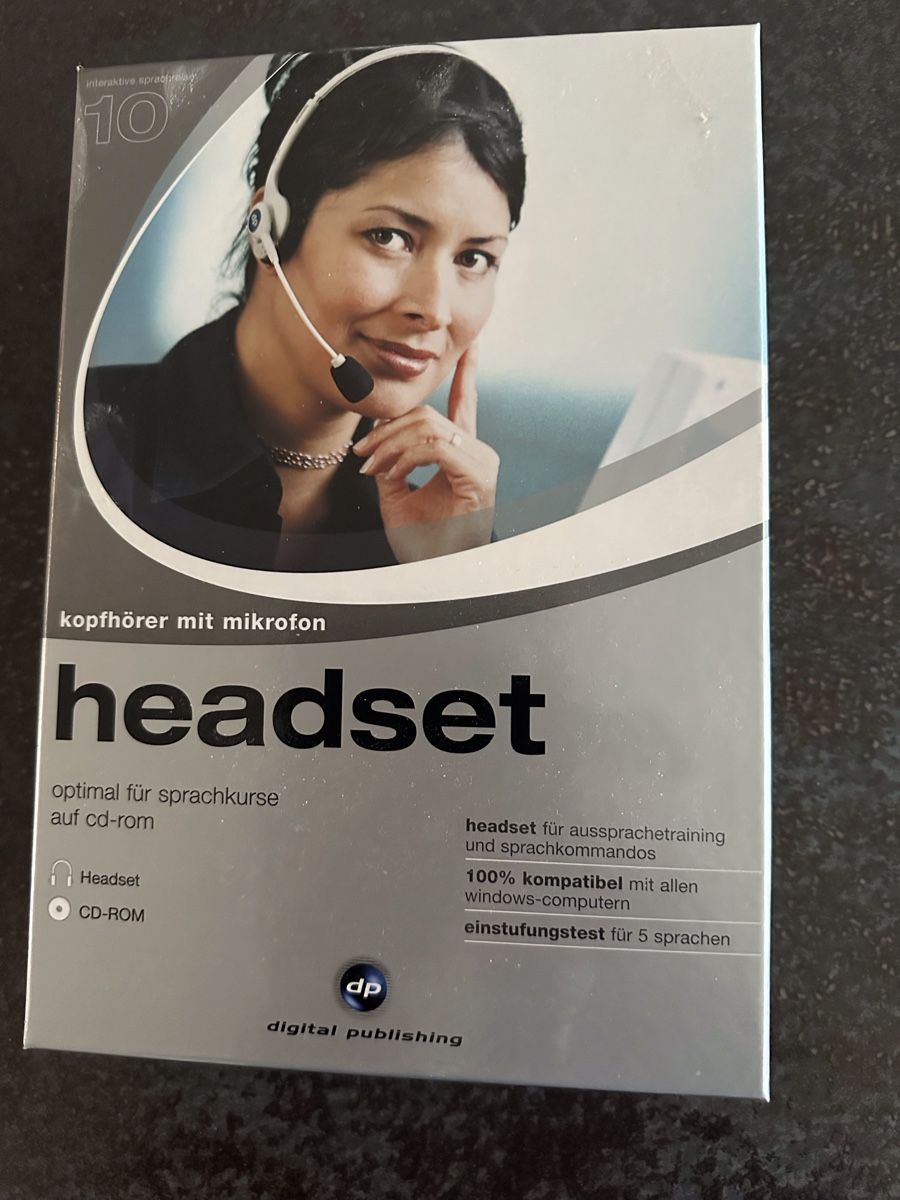 Microsoft Software: Digital Publishing Headset Sprachkurs CD-ROM Set – Nuovo (secondo la descrizione) da Zürich venduto da Johnaqualung 4