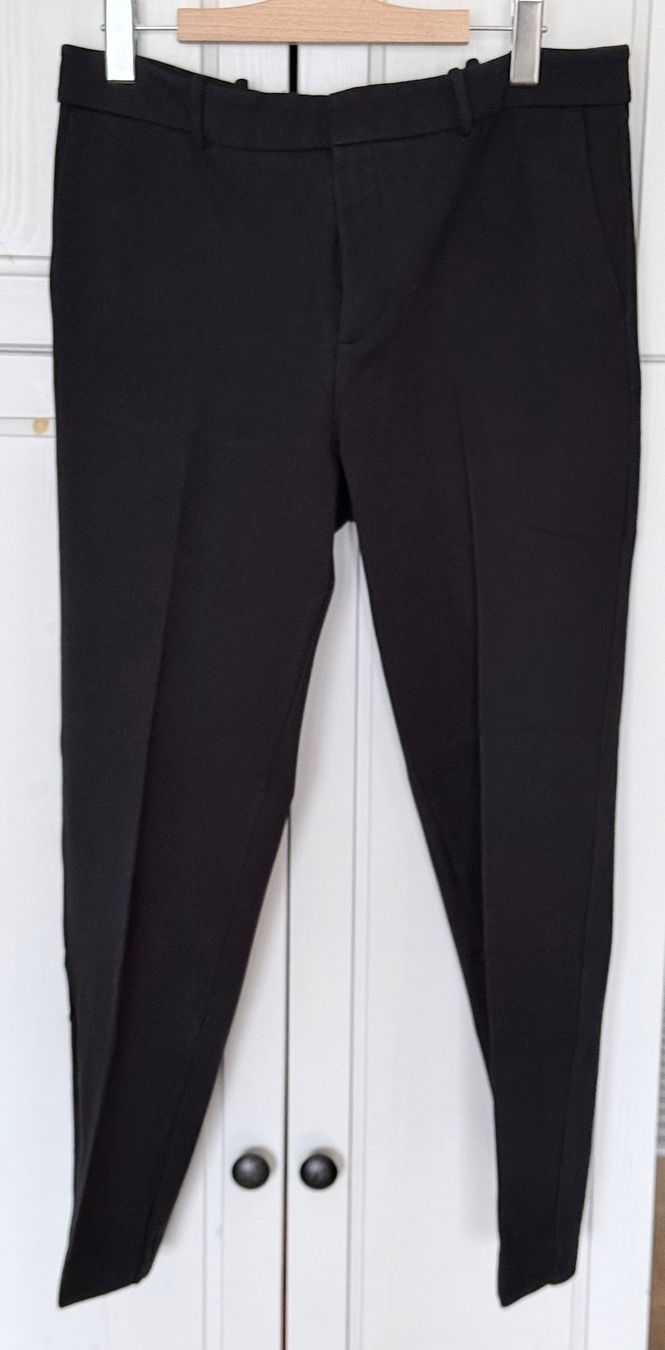Mango Pantaloni: Mango Black Trousers - Women's Size 42 – Usato da Epalinges venduto da Lily2006