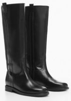 MANGO Lederstiefel schwarz/ NP 180.-/ Gr. 41 / kaum getragen